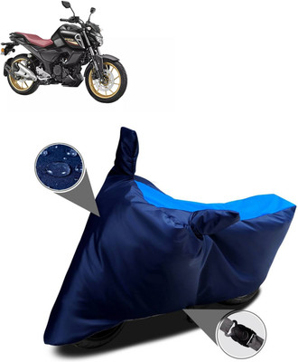 AutoGalaxy Waterproof Two Wheeler Cover for Yamaha(FZ S FI New, Blue)