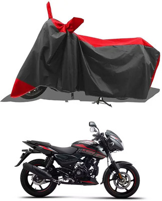 RRZ Two Wheeler Cover for Bajaj(Pulsar, Black, Red)