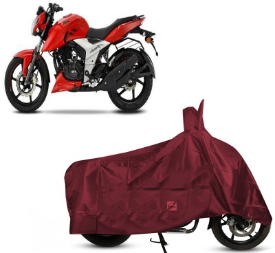 EGAL Waterproof Two Wheeler Cover for TVS(Apache RTR 160 4V, Maroon)