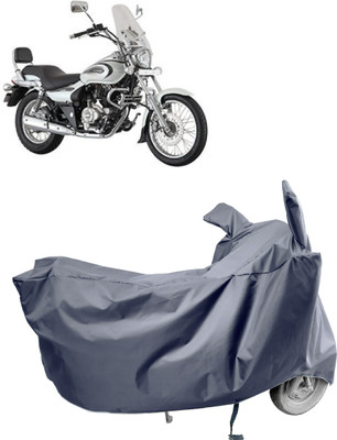 Amexride Two Wheeler Cover for Bajaj(Avenger 220 Cruise, Grey)