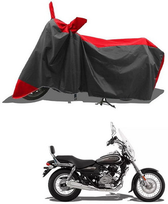 PAGORA Waterproof Two Wheeler Cover for Bajaj(Avenger 220 Cruise, Red, Black)