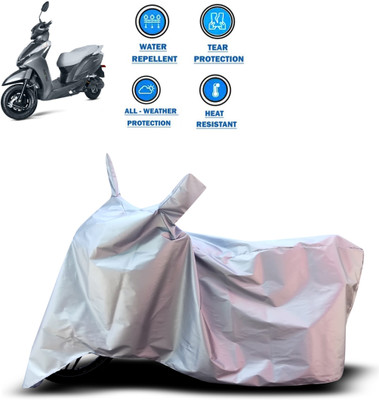 CODOKI Waterproof Two Wheeler Cover for Ampere(Magnus BS6, Silver)