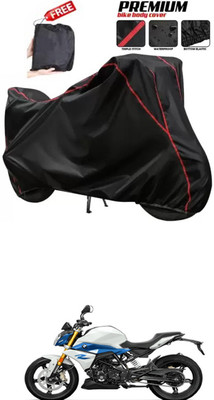 DeepShakshi AUTOMOTIVE Two Wheeler Cover for BMW(G 310 R, Black)
