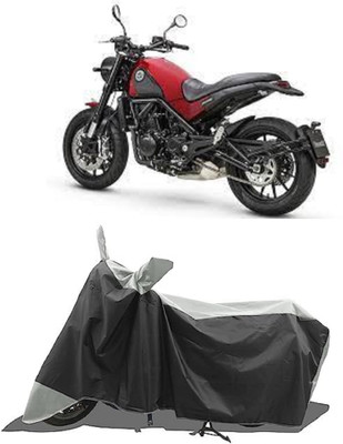 GROFATIK Two Wheeler Cover for Benelli(Leoncino, White)