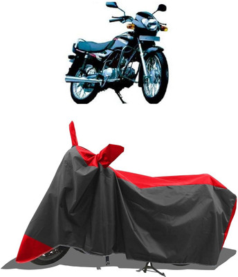 KEDIT Two Wheeler Cover for TVS(Centra, Red, Black)