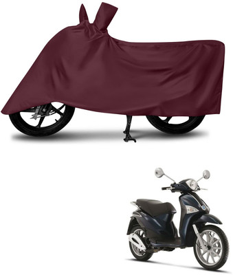 KEDIT Two Wheeler Cover for Vespa(Maroon)