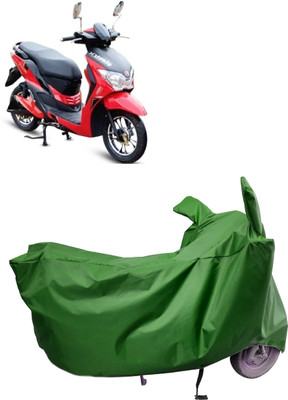 Amexride Two Wheeler Cover for Hero Electric(Electric Dash BS6, Maroon)