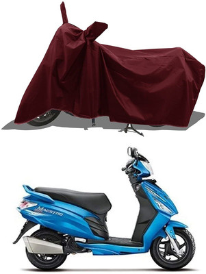 AutoGalaxy Waterproof Two Wheeler Cover for Hero(Maestro Electric, Maroon)