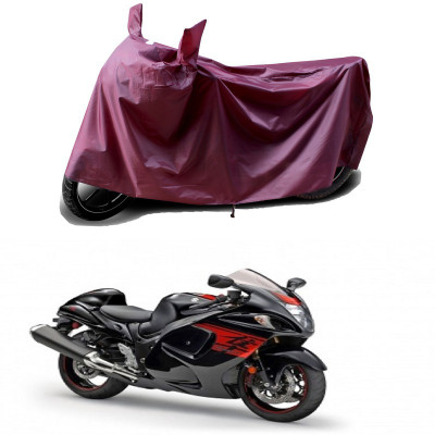 APNEK Waterproof Two Wheeler Cover for Suzuki(GSX R1300 Hayabusa, Maroon)
