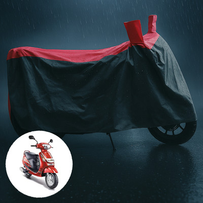 CODOKI Waterproof Two Wheeler Cover for Mahindra(Duro 125, Grey, Red)