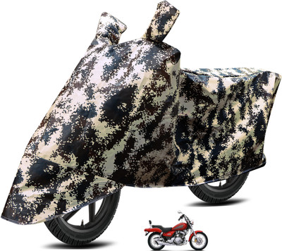 Euro Care Waterproof Two Wheeler Cover for Yamaha(Enticer, Silver)