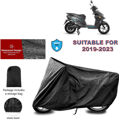 CODOKI Waterproof Two Wheeler Cover for Hero(Electric Atria, Black)