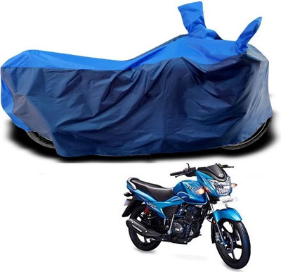 DeepShakshi AUTOMOTIVE Waterproof Two Wheeler Cover for TVS(Victor New, Blue)