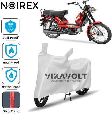NOIREX Waterproof Two Wheeler Cover for TVS(XL 100, Silver)