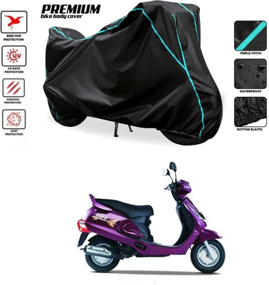 SThanaveX Waterproof Two Wheeler Cover for Mahindra(Duro 125, Black)