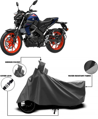 MMSSTAR Waterproof Two Wheeler Cover for Yamaha(MT-15, Grey)