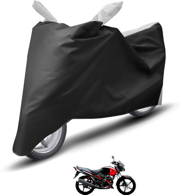 Caronix Waterproof Two Wheeler Cover for Yamaha(Gladiator, Silver)