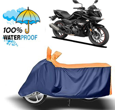 ROYAL AUTO MART Waterproof Two Wheeler Cover for Hero(Xtreme 200S, Blue, Orange)