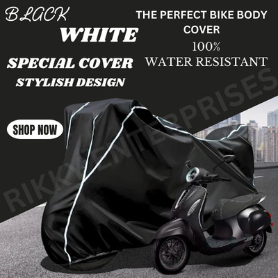 Shiv Kanha Waterproof Two Wheeler Cover for Hero(Pleasure, Black)
