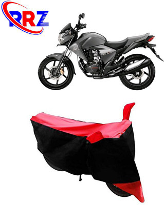 RRZ Waterproof Two Wheeler Cover for Honda(Dazzler, Black, Red)