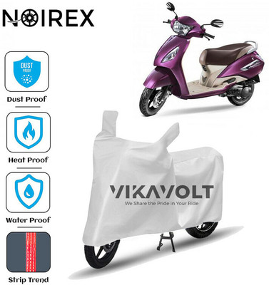 NOIREX Waterproof Two Wheeler Cover for TVS(Jupiter, Silver)