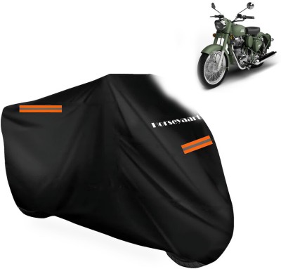 Horseyaart Waterproof Two Wheeler Cover for Royal Enfield(Battle Green, Black)