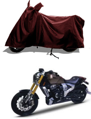 GROFATIK Two Wheeler Cover for TVS(Zeppelin BS6, Maroon)