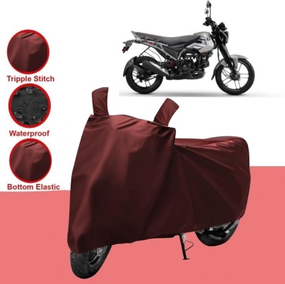 HWSXQAE Two Wheeler Cover for Universal For Bike(Freedom, Maroon)