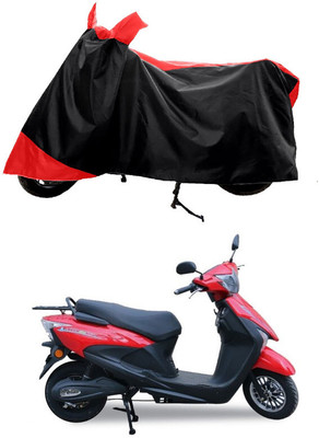 GROFATIK Two Wheeler Cover for Avon(E Scoot, Red)