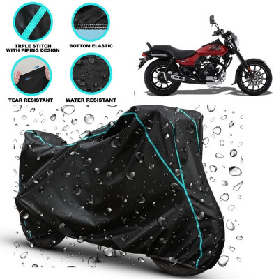 kerwa Waterproof Two Wheeler Cover for Bajaj(Avenger Street 160, Black)