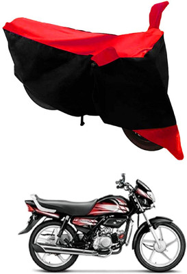 AASHTIK MART Two Wheeler Cover for Hero(HF Deluxe BS6, Red)