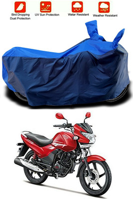 Mdstar Waterproof Two Wheeler Cover for Hero(Achiever, Blue, Blue)
