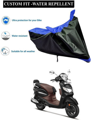 PAGORA Waterproof Two Wheeler Cover for Hero(Pleasure Plus, Blue)