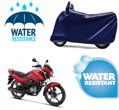 RTS COLLECTIONS Waterproof Two Wheeler Cover for Hero(MotoCorp Passion Pro, Blue)