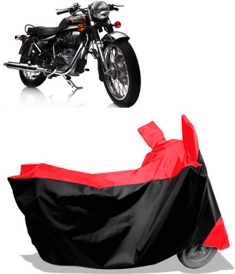 Amexride Two Wheeler Cover for Royal Enfield(Electra Delux, Multicolor)