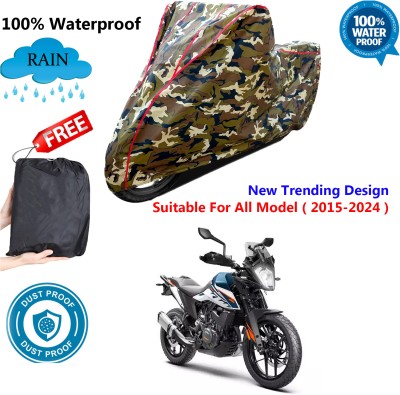 AUTOCAD Waterproof Two Wheeler Cover for KTM(250 Duke BS6, Multicolor)