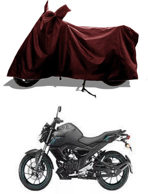 GROFATIK Two Wheeler Cover for Yamaha(FZS-FI V3 BS6, Maroon)