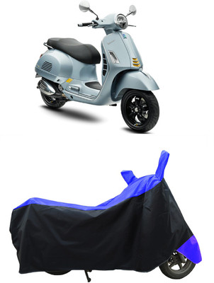 Coxtor Waterproof Two Wheeler Cover for Vespa(GTS Super 300, Blue)