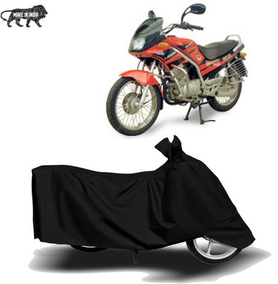 MOTOGENIX Two Wheeler Cover for Kinetic(GF 170, Black)
