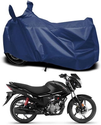 DeepShakshi AUTOMOTIVE Waterproof Two Wheeler Cover for Hero(Glamour Blaze, Blue)