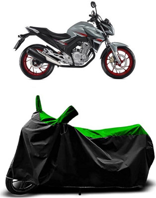 VESMEI Two Wheeler Cover for Honda(CB Twister, Green)