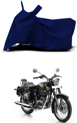 VESMEI Two Wheeler Cover for Royal Enfield(Electra, Blue)