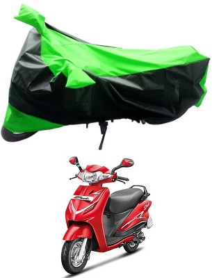 Ascension Two Wheeler Cover for Hero(Duet LX 110CC, Black, Green)