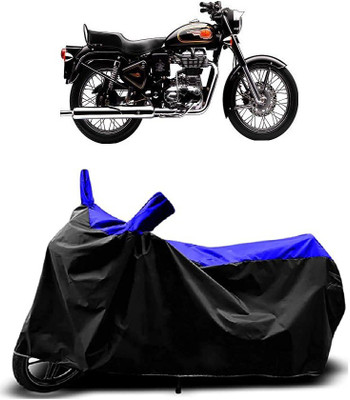 VESMEI Two Wheeler Cover for Royal Enfield(Bullet 350 Twinspark, Blue)