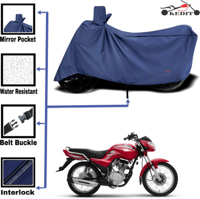 KEDIT Two Wheeler Cover for TVS(Centra, Blue)