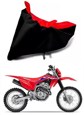 DSAMI Two Wheeler Cover for Honda(CRF 250 L, Black, Red)