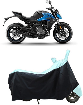 Coxtor Waterproof Two Wheeler Cover for CFMoto(400NK, White)