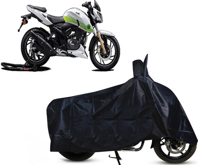 EGAL Two Wheeler Cover for TVS(Apache RTR 200 Fi E100, Black)
