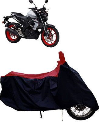 KEDIT Two Wheeler Cover for Yamaha(MT 15, Red, Black)