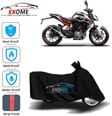 EXOME Waterproof Two Wheeler Cover for KTM(250 Duke, Black)